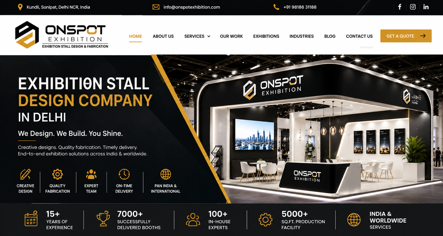Stalls in Bangalore